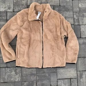 Victoria’s Secret pink cocoa teddy jacket